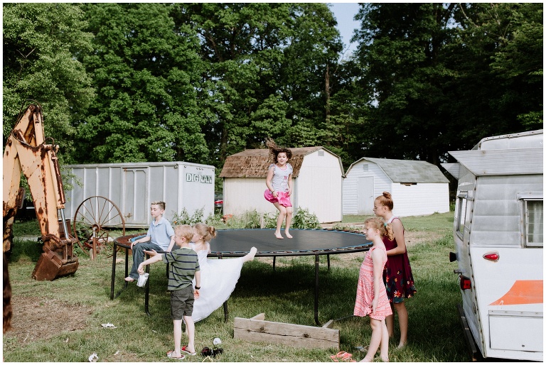 Missi Dylan Baltimore Maryland Intimate Backyard Wedding
